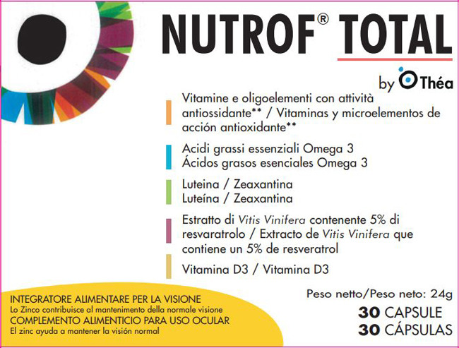 NUTROF TOTAL 30 CAPSULE - farmasconti.eu