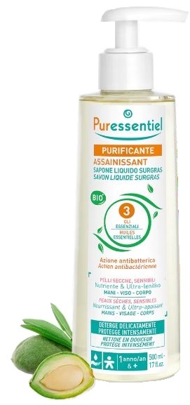 PURESSENTIEL SAPONE SURGRAS BIO 500 ML - farmasconti.eu