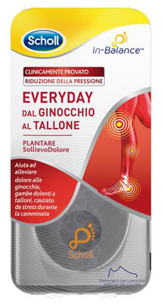 PLANTARE SOLLIEVO DOLORE DA GINOCCHIO A TALLONE SCHOLL IN BALANCE EVERYDAY L - farmasconti.eu