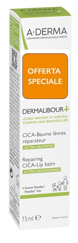 DERMALIBOUR + CICA BALSAMO LABBRA 15 ML - farmasconti.eu