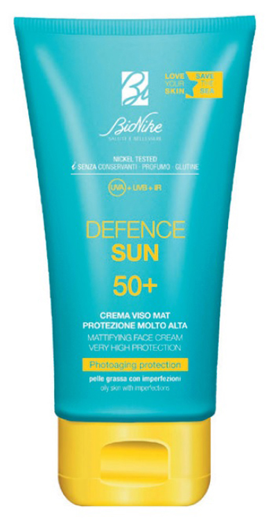 DEFENCE SUN CREMA VISO MAT SPF50+ PROTEZIONE MOLTO ALTA 50 ML - farmasconti.eu