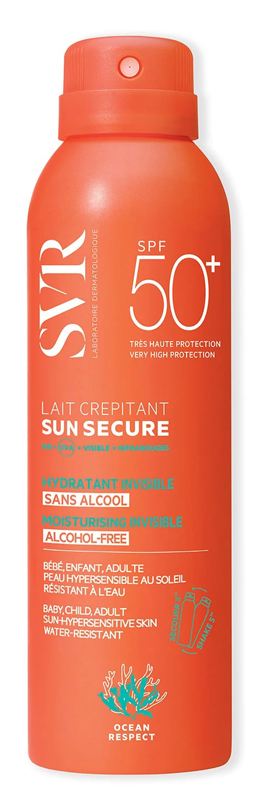SUN SECURE LAIT CREPITANT SPF50+ 200 ML - farmasconti.eu