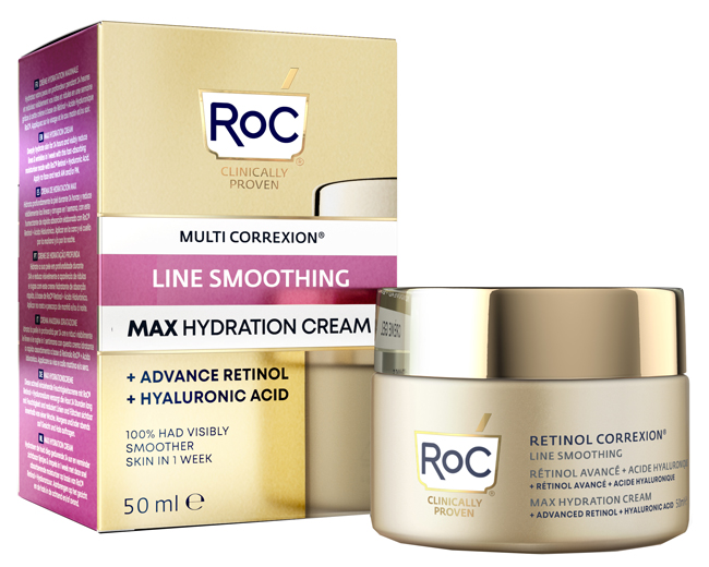 ROC RETINOL CORREXION LINE SMOOTHING CREMA VISO 50 ML - farmasconti.eu