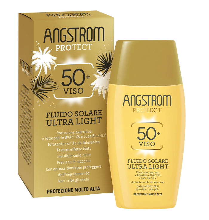 ANGSTROM FLUIDO SOLARE VISO ULTRA LIGHT SPF 50+ 40 ML - farmasconti.eu