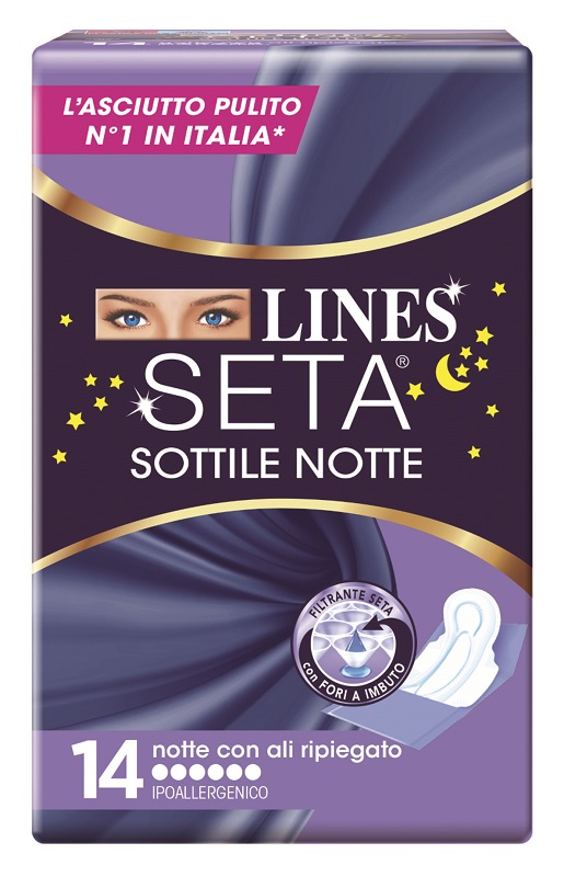 LINES SETA SOTTILE NOTTE CON ALI 14 PEZZI - farmasconti.eu
