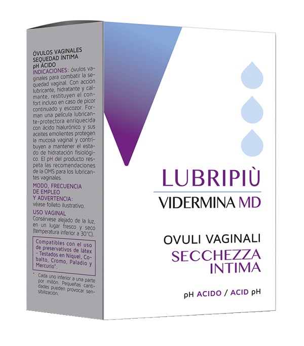 VIDERMINA LUBRIPIU' OVULI VAGINALI 2 BLISTER DA 5 OVULI - farmasconti.eu