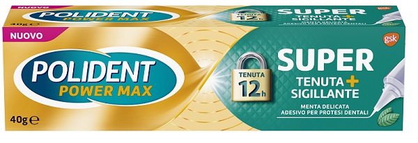 POLIDENT SUPER TENUTA+SIGILLANTE MENTA DELICATA ADESIVO PROTESI DENTALE 40 G - farmasconti.eu