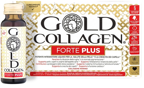 GOLD COLLAGEN FORTE PLUS 10 FLACONI DA 50 ML 5G COLLAGENE - farmasconti.eu