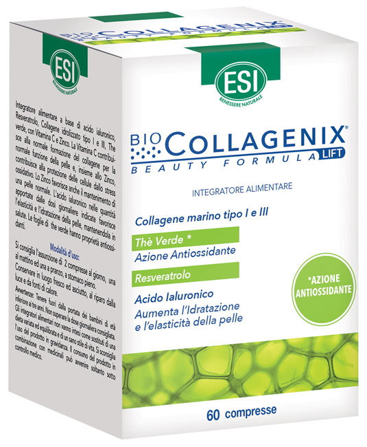 ESI BIOCOLLAGENIX ANTIOSSIDANTE 60 COMPRESSE - farmasconti.eu