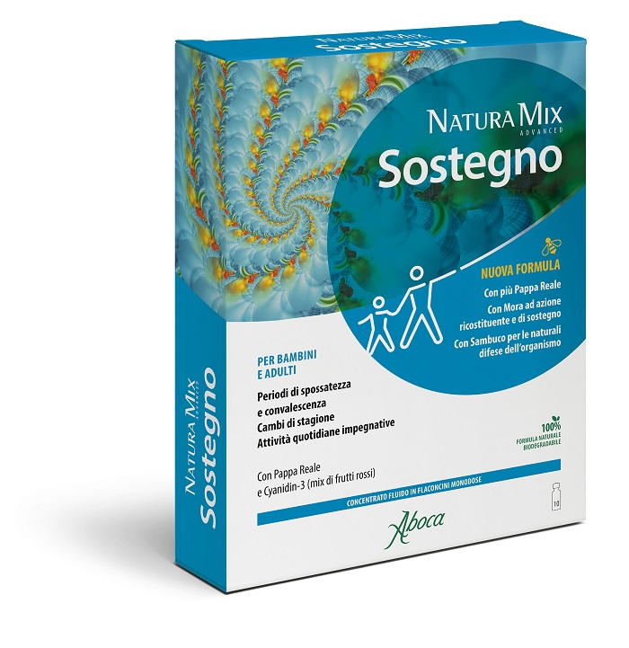 NATURA MIX ADVANCED SOSTEGNO 10 FLACONCINI DA 15 ML - farmasconti.eu