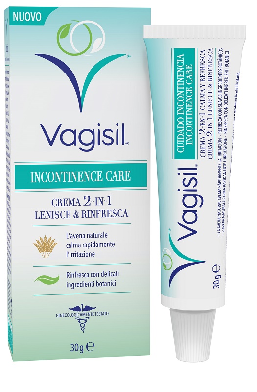 VAGISIL INCONTINENCE CARE CREMA 2IN1 LENISCE & RINFRESCA 30 G - farmasconti.eu