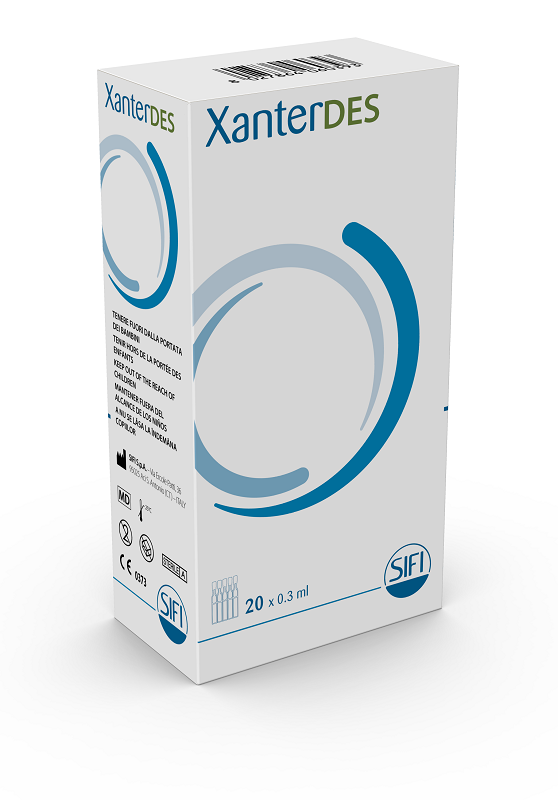 XANTERDES SOLUZIONE OFTALMICA 20 FLACONCINI MONODOSE DA 0,3 ML - farmasconti.eu