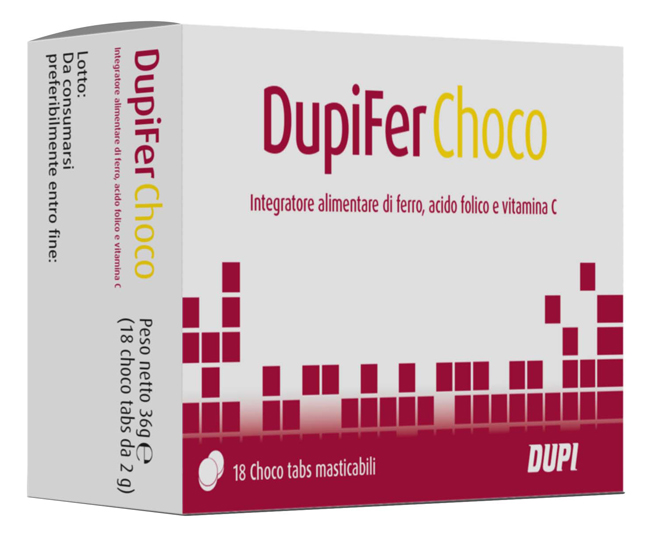 DUPIFER CHOCO 18 CHOCO TABS - farmasconti.eu