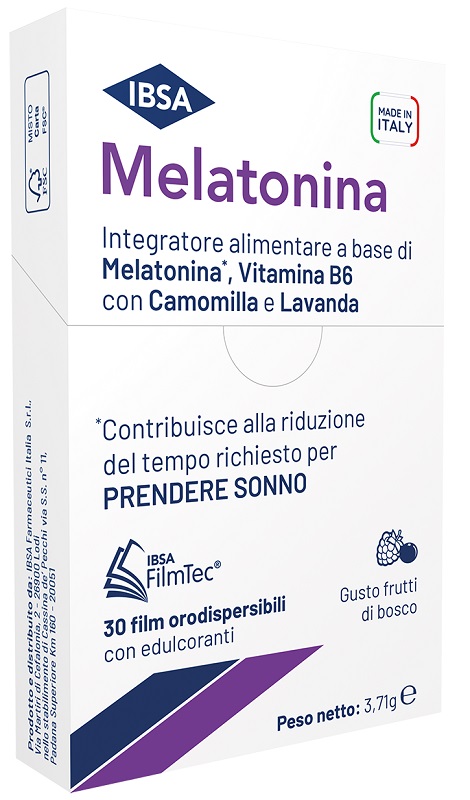 MELATONINA IBSA 30 FILM ORALI - farmasconti.eu