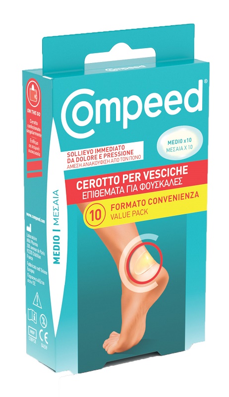 CEROTTI COMPEED PER VESCICHE MEDIO 10 PEZZI CARTON - farmasconti.eu