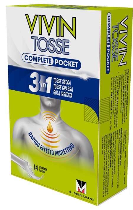 VIVIN TOSSE COMPLETE POCKET 14 STICK PACK DA 10 ML - farmasconti.eu