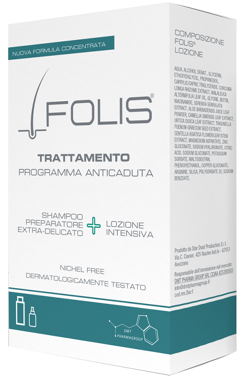 FOLIS TRATTAMENTO 1 LOZIONE 100 ML + 1 SHAMPOO 200 ML - farmasconti.eu