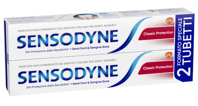 SENSODYNE CLASSICO PROTECTION 2 X 75 ML - farmasconti.eu