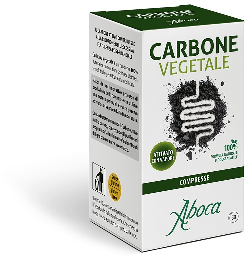 CARBONE VEGETALE 30 COMPRESSE - farmasconti.eu