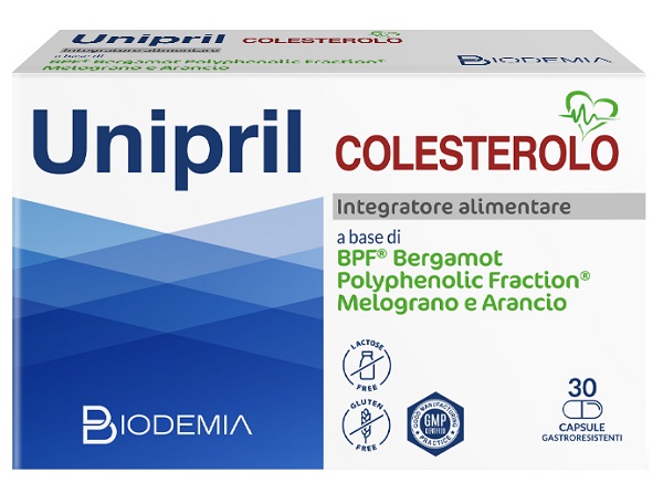 UNIPRIL COLESTEROLO 30 CAPSULE GASTRORESISTENTI - farmasconti.eu