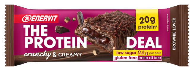 THE PROTEIN DEAL BROWNIE LOVER BARRETTA 55 G - farmasconti.eu