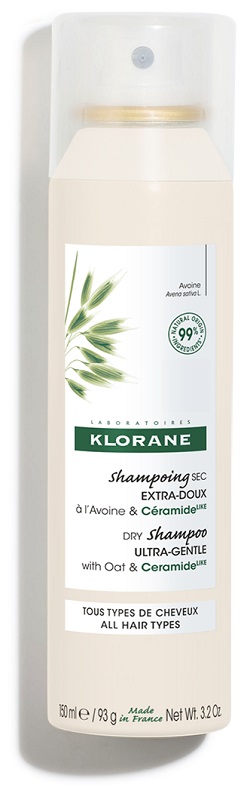 KLORANE SHAMPOO SECCO EXTRA DELICATO AVENA&CERAMIDE TUTTI I TIPI DI CAPELLI SPRAY 150 ML - farmasconti.eu