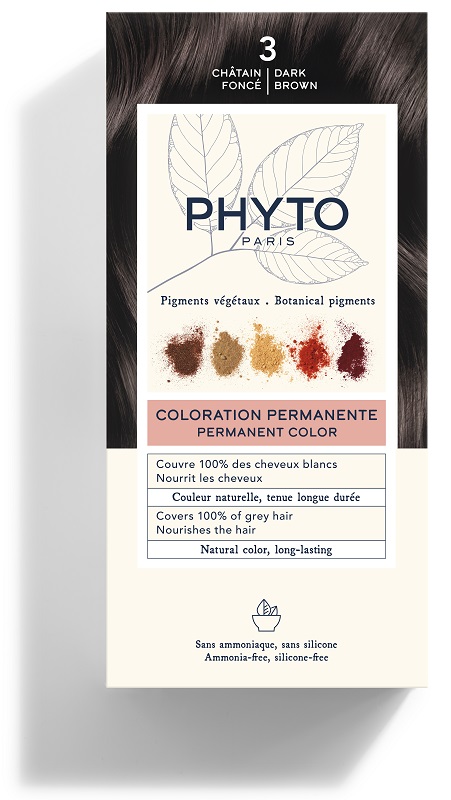 COLOR KIT 3 CASTANO SCURO LATTE RIVELATORE 50 ML + CREMA COLORANTE 50 ML + MASCHERA PROTETTIVA COLORE 12 ML + GUANTI - farmasconti.eu