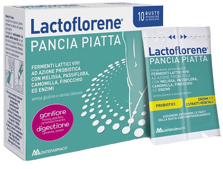 LACTOFLORENE PANCIA PIATTA 10 BUSTINE - farmasconti.eu