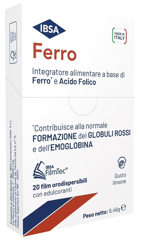 FERRO IBSA 20 FILM ORODISPERSIBILI - farmasconti.eu