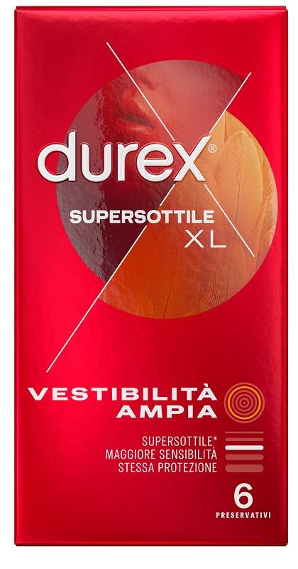 PROFILATTICO DUREX SUPERSOTTILE XL 6 PEZZI - farmasconti.eu