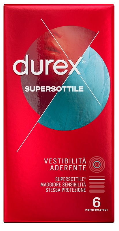 PROFILATTICO DUREX SUPERSOTTILE CLOSE FIT 6 PEZZI - farmasconti.eu