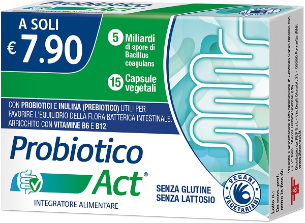 PROBIOTICO ACT 15 CAPSULE VEGETALI - farmasconti.eu