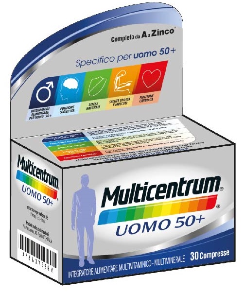 MULTICENTRUM UOMO 50+ 30 COMPRESSE - farmasconti.eu
