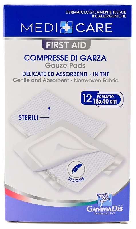 GARZA MEDICARE TNT 18X40 CM 12 PEZZI - farmasconti.eu