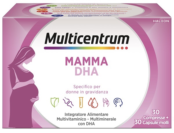 MULTICENTRUM MAMMA DHA 30 COMPRESSE + 30 CAPSULE - farmasconti.eu