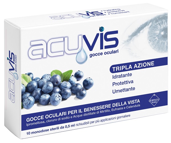 GOCCE OCULARI ACUVIS 10 FLACONCINI 0,5 ML - farmasconti.eu
