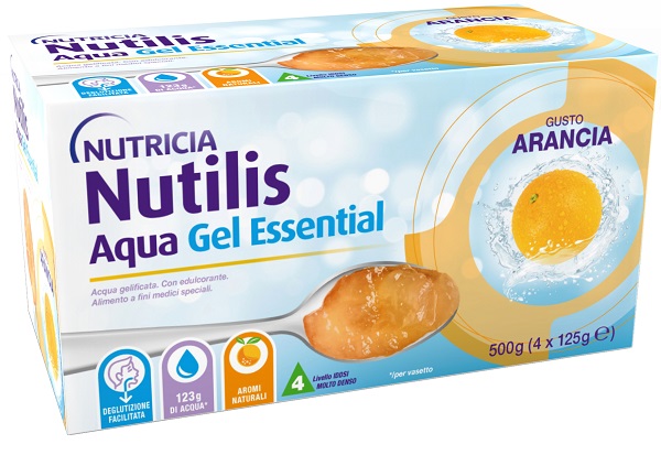 NUTILIS AQUA GEL ARANCIA 4 PEZZI DA 125 G - farmasconti.eu