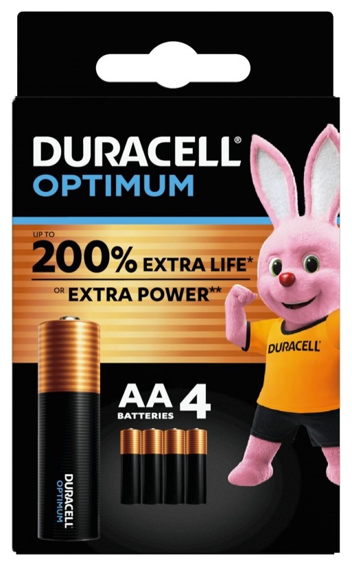 DURACELL OPTIMUM AA B4 16 PEZZI - farmasconti.eu