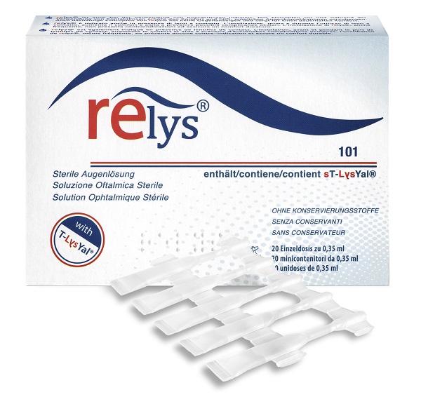 RELYS MONODOSE SOLUZIONE OFTALMICA 20 MINICONTENITORI DA 0,35 ML SENZA CONSERVANTI - farmasconti.eu