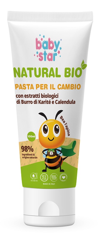 BABYSTAR PASTA CAMBIO PROTETTIVA NATURAL BIO 100 ML - farmasconti.eu