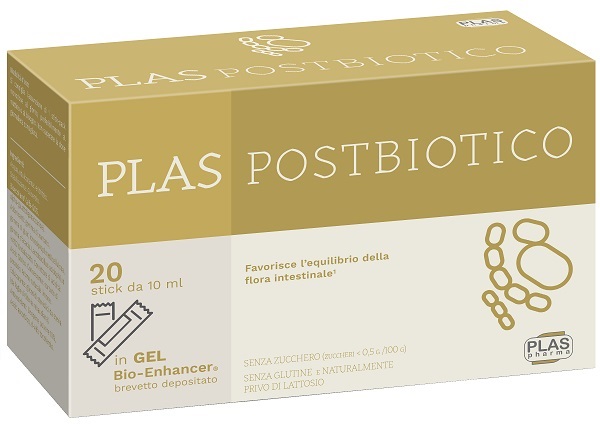 PLAS POSTBIOTICO 20 STICK PACK - farmasconti.eu
