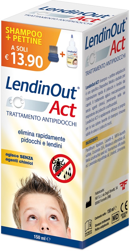LENDINOUT ACT ANTIPIDOCCHI 150 ML - farmasconti.eu