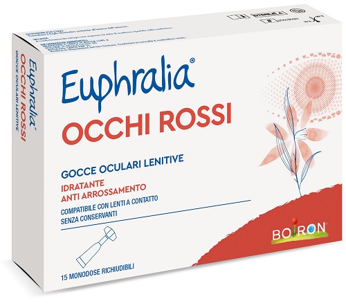 GOCCE OCULARI LENITIVE EUPHRALIA OCCHI ROSSI 15 FLACONCINI MONODOSE 0,5 ML - farmasconti.eu