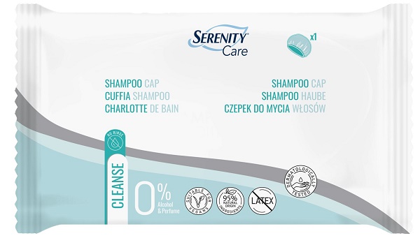 SERENITY CARE CUFFIA SHAMPOO CAPELLI ADATTA A PERSONE CON RIDOTTA MOBILITA' - farmasconti.eu
