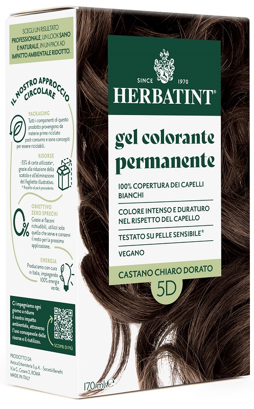 HERBATINT 5D CASTANO CHIARO DORATO 170 ML - farmasconti.eu