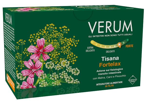VERUM FORTELAX TISANA 20 FILTRI NEW - farmasconti.eu